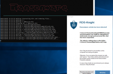 RDS-Knight 3.2 Provides the Ultimate Solution to Fight Ransomware