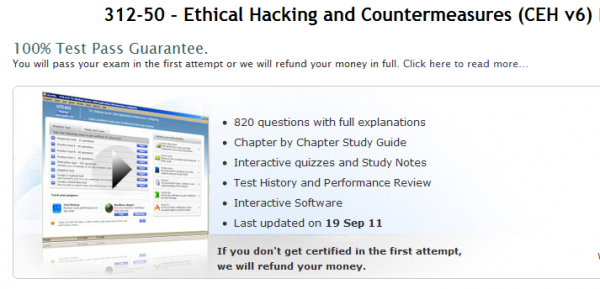 uCertify Ethical Hacking Prepkit